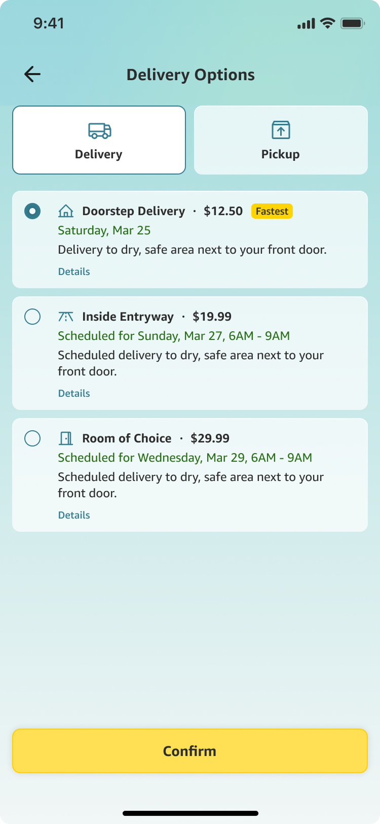 Amazon Checkout Redesign