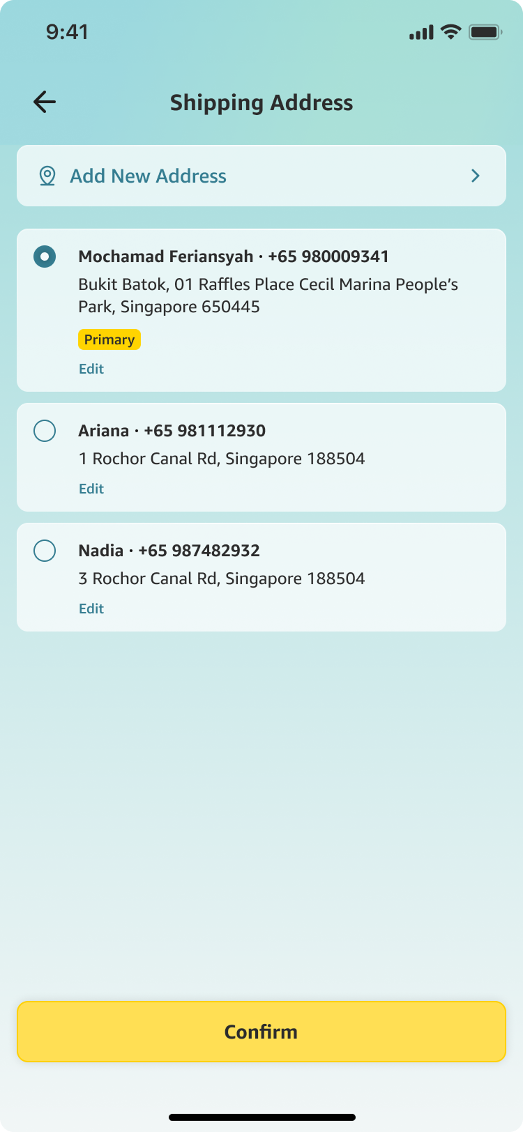 Amazon Checkout Redesign