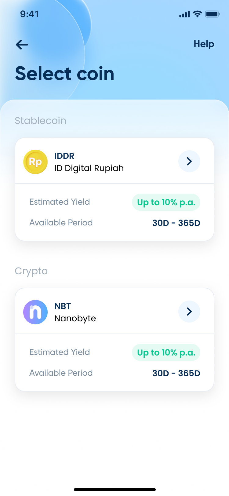 Nanovest Crypto Locked Staking